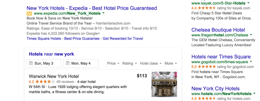 Hotel Price Ads
